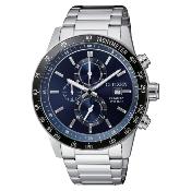 Citizen Men's Blue Chronograph Stainless Steel Bracelet Watch 6376819